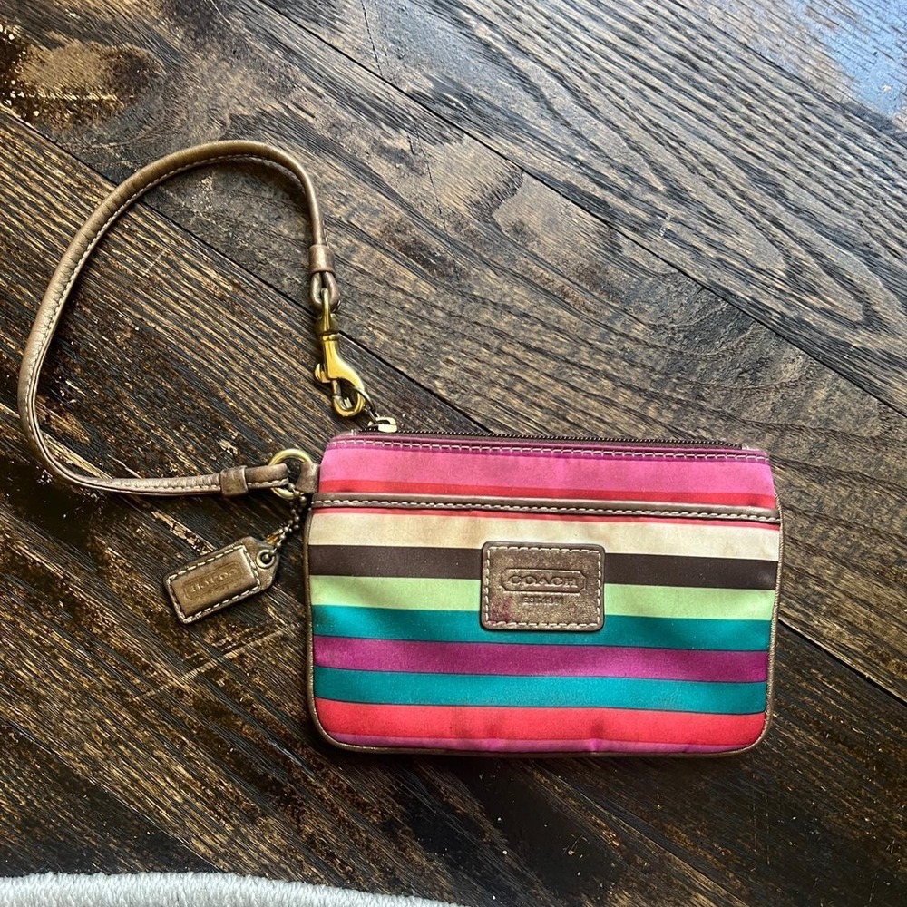 2000s Coach Legacy Wristlet Signature "C" monogram